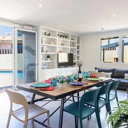 La Casa De Playa - Piscina Y Jacuzzi A 50m Del Mar * אל מדאנו