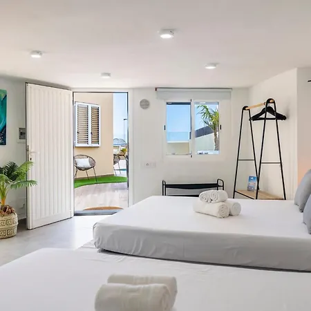 La Casa De Playa - Piscina Y Jacuzzi A 50m Del Mar בית נופש אל מדאנו