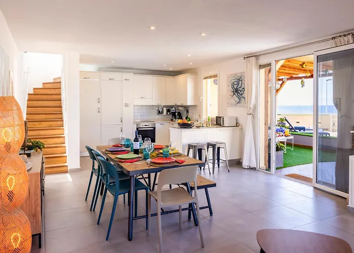 La Casa De Playa - Piscina Y Jacuzzi A 50m Del Mar Prázdninový dům *