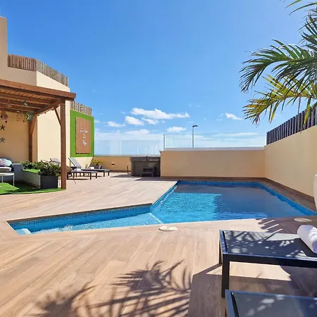 La Casa De Playa - Piscina Y Jacuzzi A 50m Del Mar Holiday home El Medano (Tenerife)